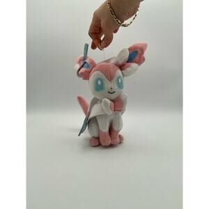 TOMY Pokemon Plush Doll Pokémon Sylveon Stuffed Pocket Monster